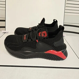 Kivini Black Steel Toe Sneakers – Protective and Stylish